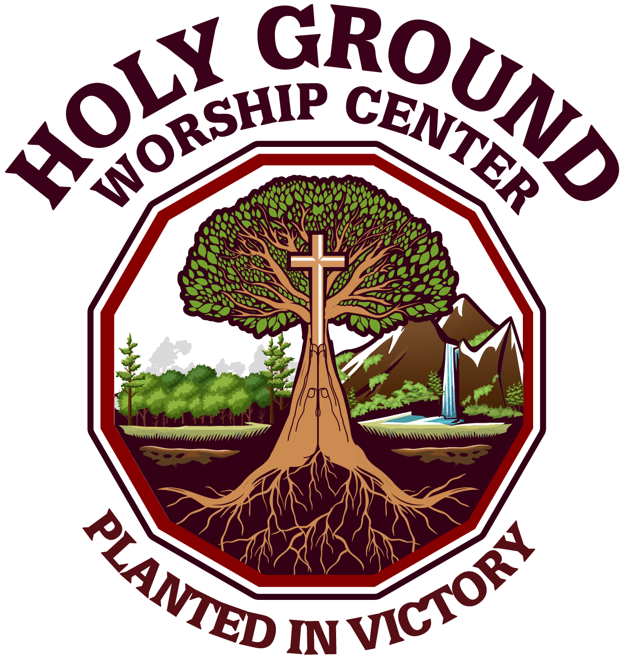 Holy Ground Worship Center Logo